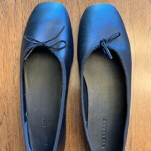 Everlane The Day Ballet Flat Black Size 8 NIB New in Box